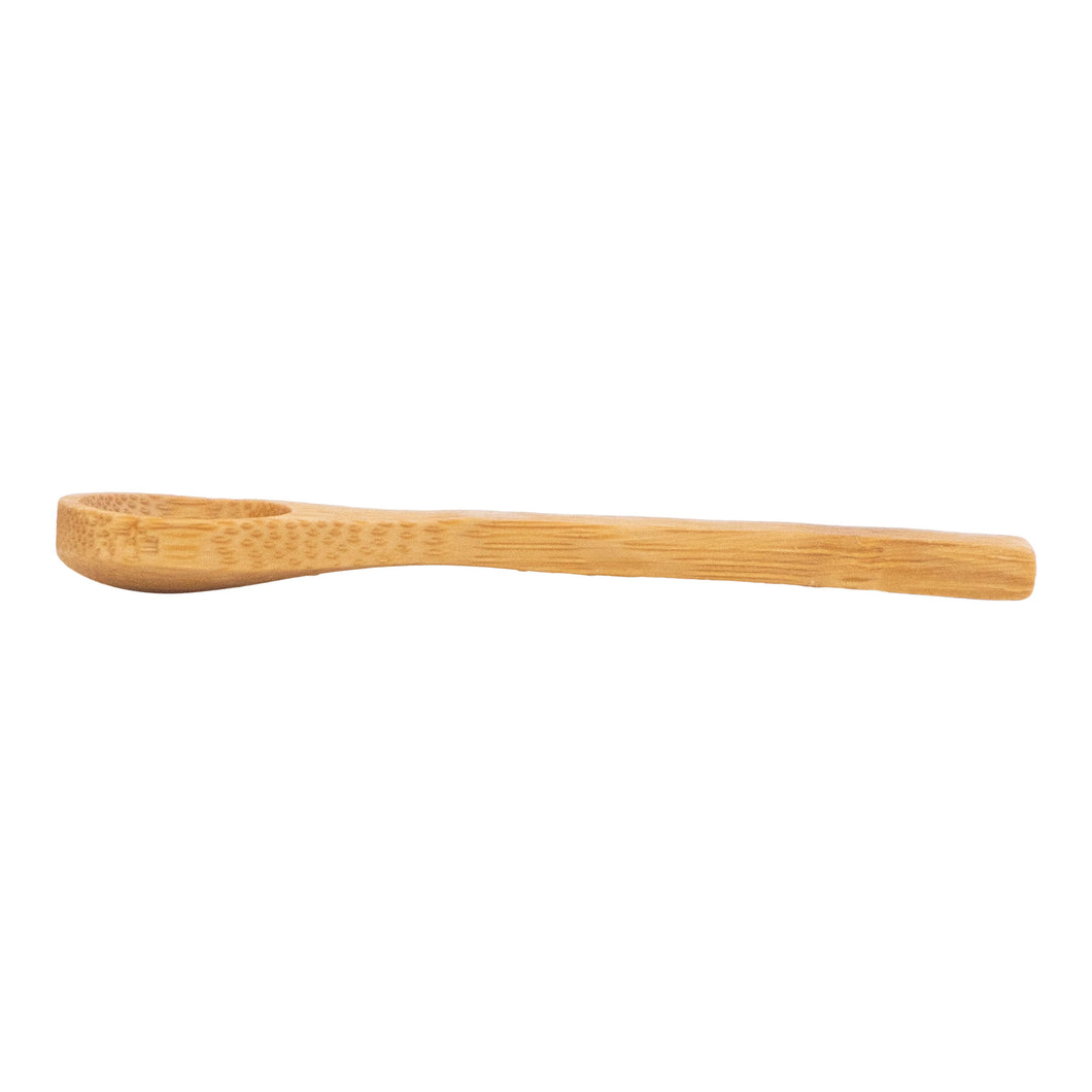 small 3.5 inch bamboo spoon. Teaspoon